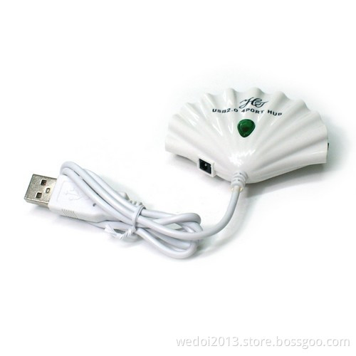 Dramatic Shell Shaped USB Hub with Hight (WY-H27)